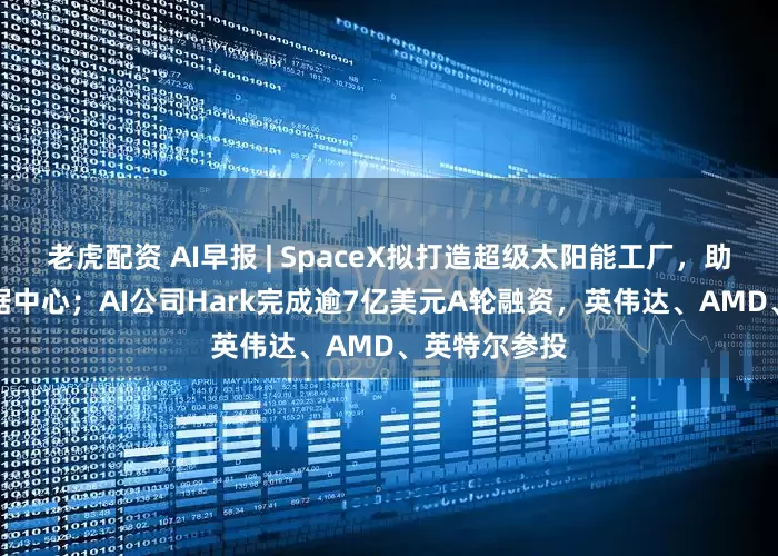 老虎配资 AI早报 | SpaceX拟打造超级太阳能工厂，助力太空AI数据中心；AI公司Hark完成逾7亿美元A轮融资，英伟达、AMD、英特尔参投